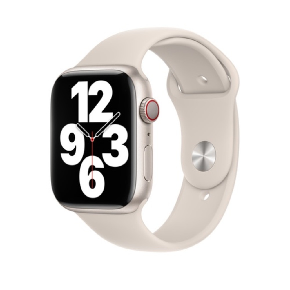 Apple Watch Sport band in Starlight